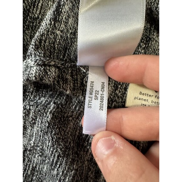 Madewell Cardigan Size Small Marled Panda Open Front Cardigan Sweater Pocket NWT - Picture 14 of 15